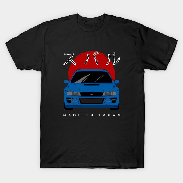 Subaru Impreza 22B STI T-Shirt by AliceEye555